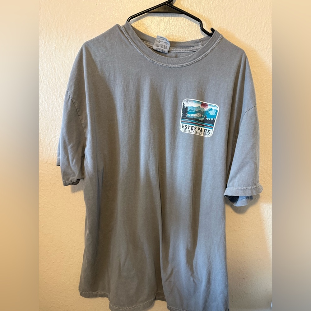 Gray Comfort Colors Estes Park, Colorado  Men's T-Shirt